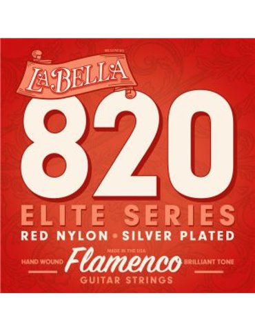 Juego Cuerdas La Bella Roja Flamenca 820