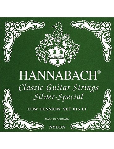 Juego Hannabach Verde Clásica 815-LT