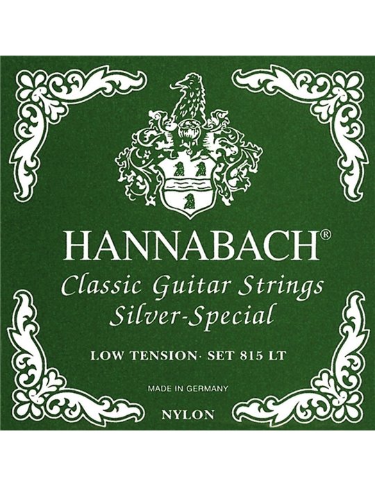 Juego Hannabach Verde Clásica 815-LT