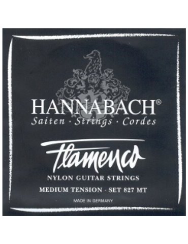 Juego Hannabach Negra Flamenco 827-MT