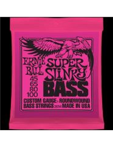 Juego Ernie Ball Bajo Slinky 2834 (45-100)
