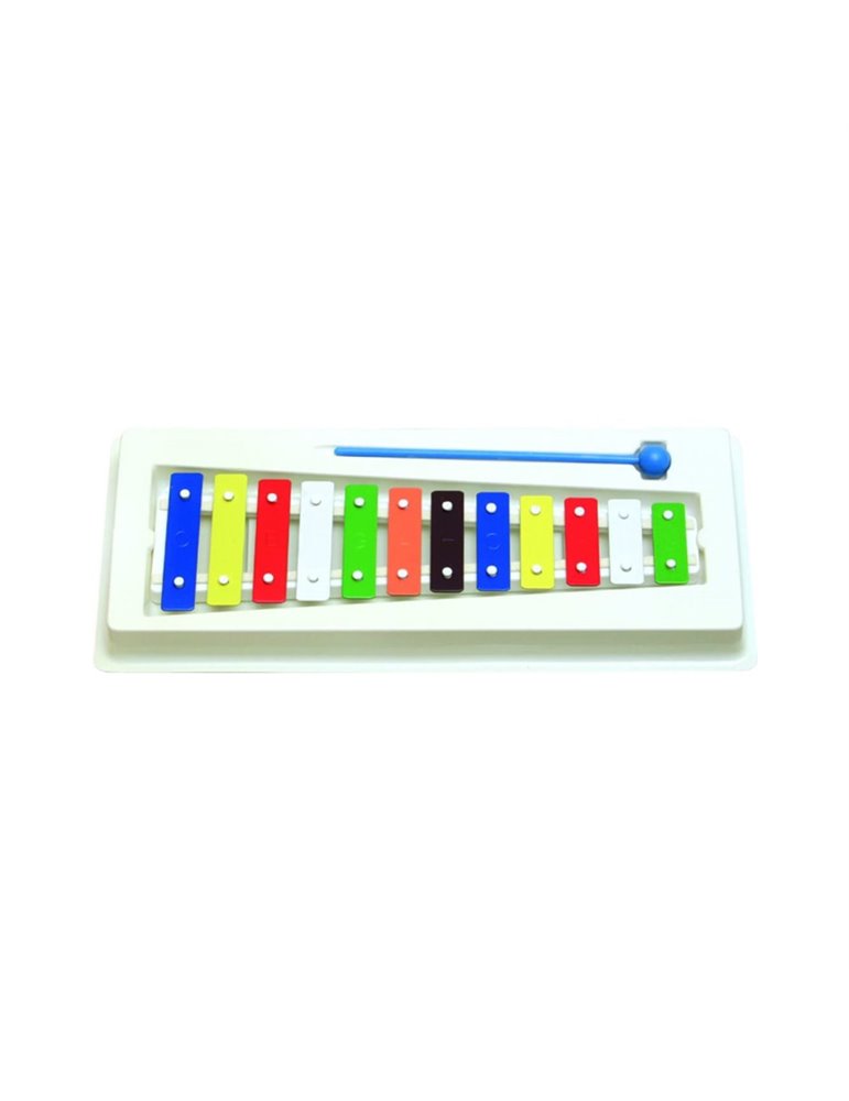 Metalofon Goldon 12 Notas Colores 11003 Plástico