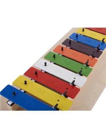 Metalofon Goldon 12 Notas Colores 11030 Madera 2