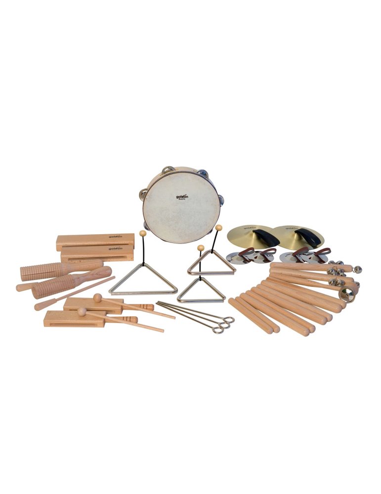 Kit Pequeña Percusión Goldon Bolsa 31 PZ 30300