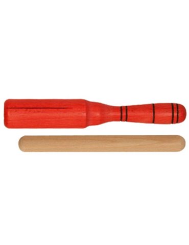 Güiro Tipo Agogo Goldon Madera Rojo 33144
