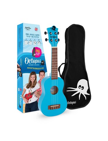 Ukelele Soprano Octopus UK-205LBS Azul Cielo