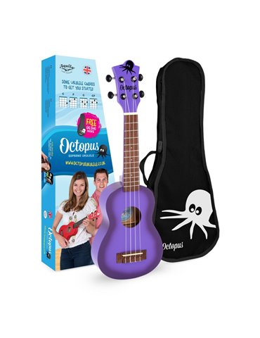 Ukelele Soprano Octopus UK-205PUB Purpura Burst