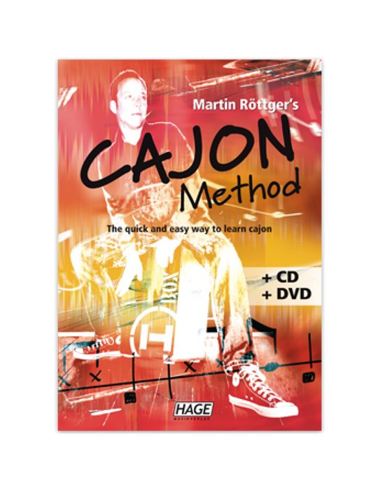 Método Cajón Flamenco Martin Röttger + CD + DVD EH-3767