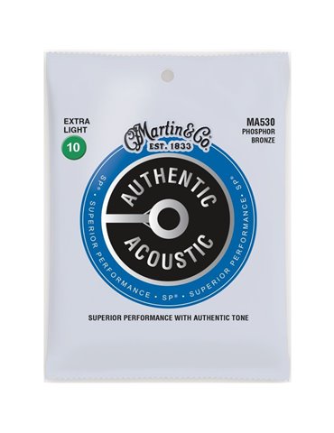 Juego Cuerdas Guitarra Acústica Martin MA-530 Phosphor 92/8 010-047