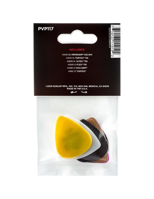 Bolsa 6 Púas Dunlop PVP-117 Variety Bass
