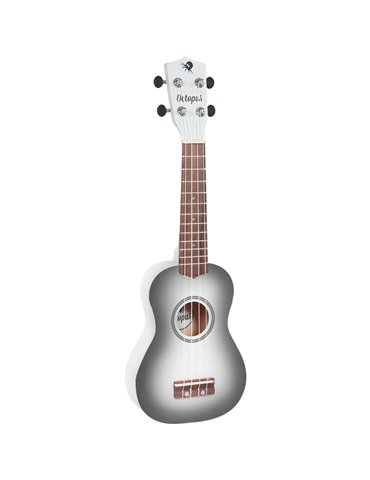 Ukelele Soprano Octopus UK-205WHB Blanco Burst
