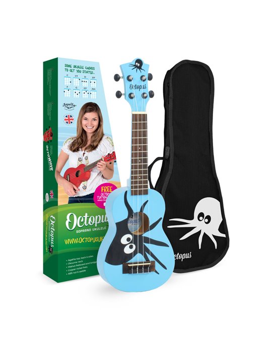 Ukelele Soprano Octopus UK-205KAB Kane Azul