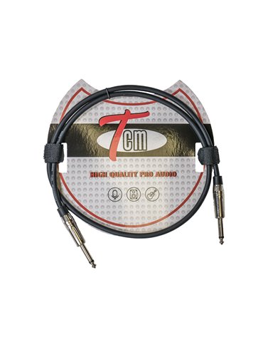 Cable Jack-Jack TCM TPJJ-1 Conector Níquel 1 Metro