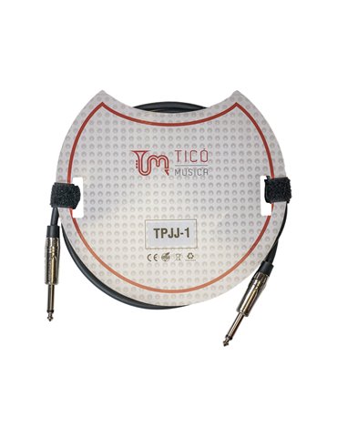 Cable Jack-Jack TCM TPJJ-1 Conector Níquel 1 Metro 2
