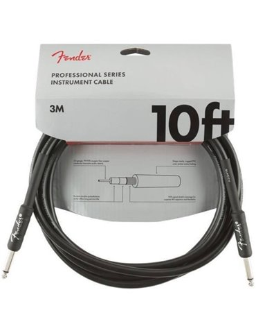 Cable Jack Fender 099-0820-024 Professional Series Negro 3m