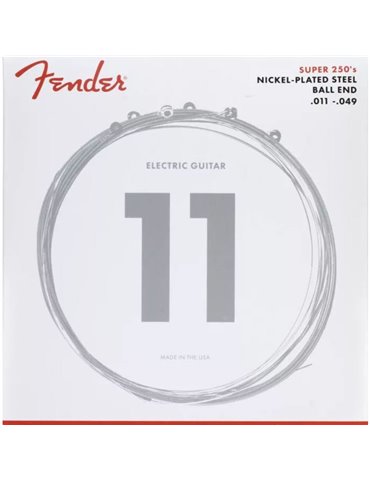 Juego Cuerdas Guitarra Eléctrica Fender 250-M 011-049