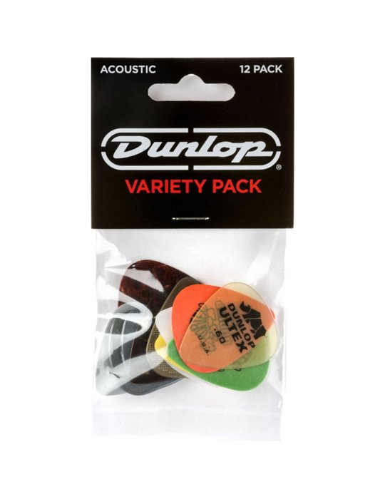 Bolsa 12 Púas Dunlop PVP-112 Variety Acoustic