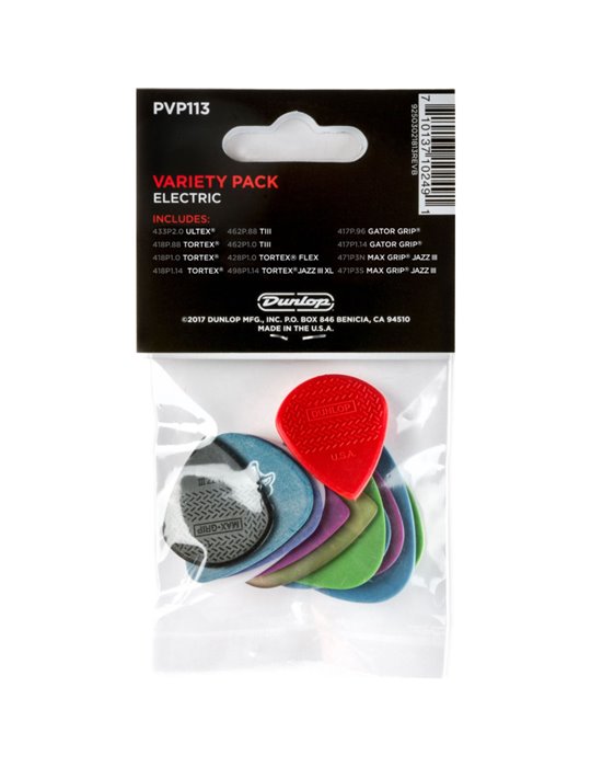 Bolsa 12 Púas Dunlop PVP-113 Variety Electric
