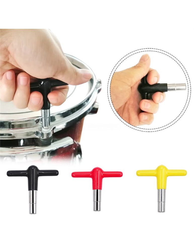 Llave afinación batería TCM DK-3H recubrimiento plastico