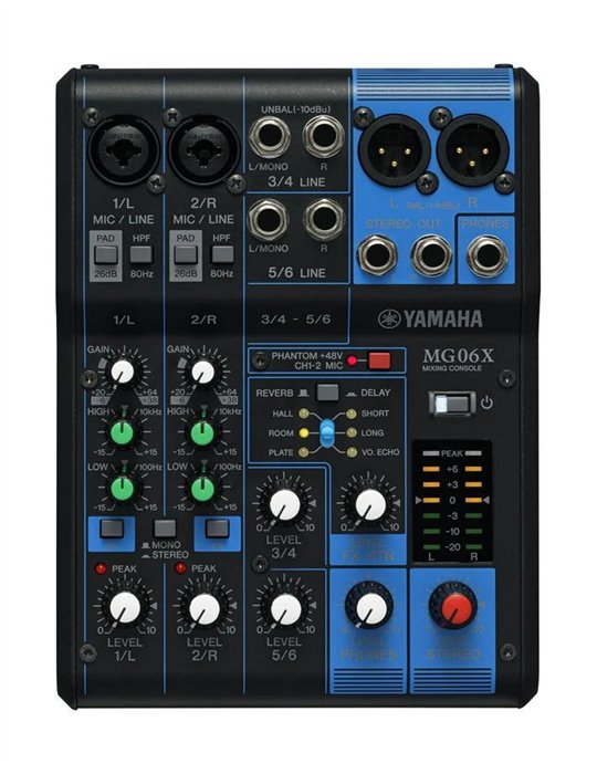 MESA DE MEZCLAS YAMAHA MG06X