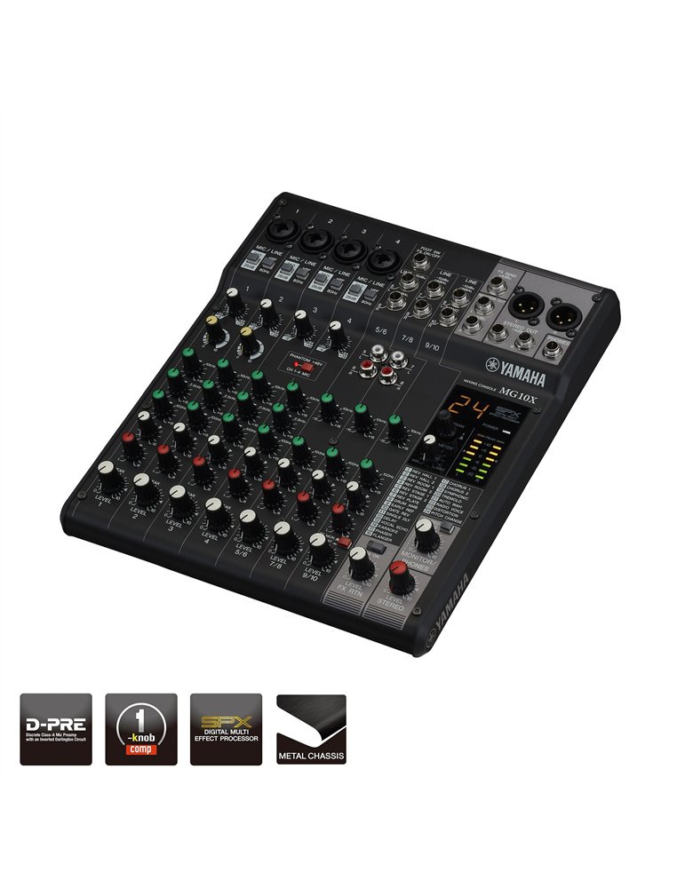 MESA DE MEZCLAS YAMAHA MG10X