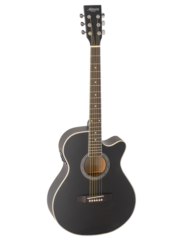GUITARRA ACÚSTICA ADMIRA INDIANA NEGRA SATINADA