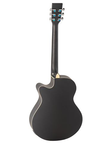 GUITARRA ACÚSTICA ADMIRA INDIANA NEGRA SATINADA 2