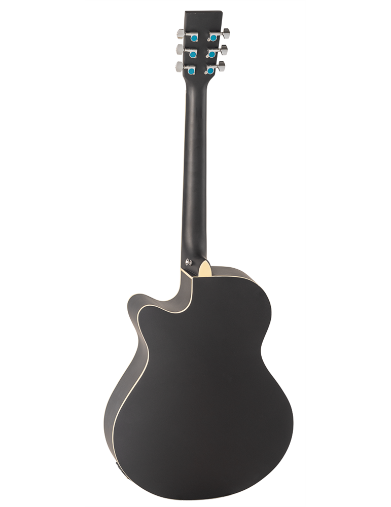 GUITARRA ACÚSTICA ADMIRA INDIANA NEGRA SATINADA