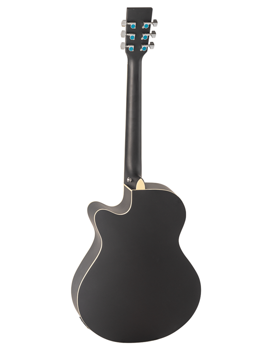 GUITARRA ACÚSTICA ADMIRA INDIANA NEGRA SATINADA