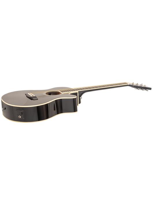 GUITARRA ACÚSTICA ADMIRA INDIANA NEGRA SATINADA