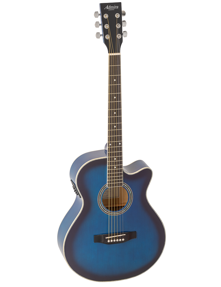 GUITARRA ACÚSTICA ADMIRA INDIANA AZUL SATINADA