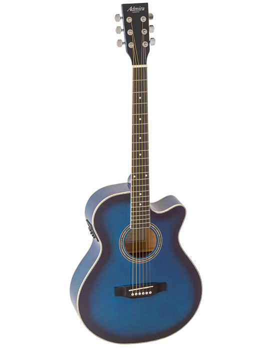 GUITARRA ACÚSTICA ADMIRA INDIANA AZUL SATINADA