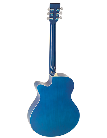 GUITARRA ACÚSTICA ADMIRA INDIANA AZUL SATINADA 2