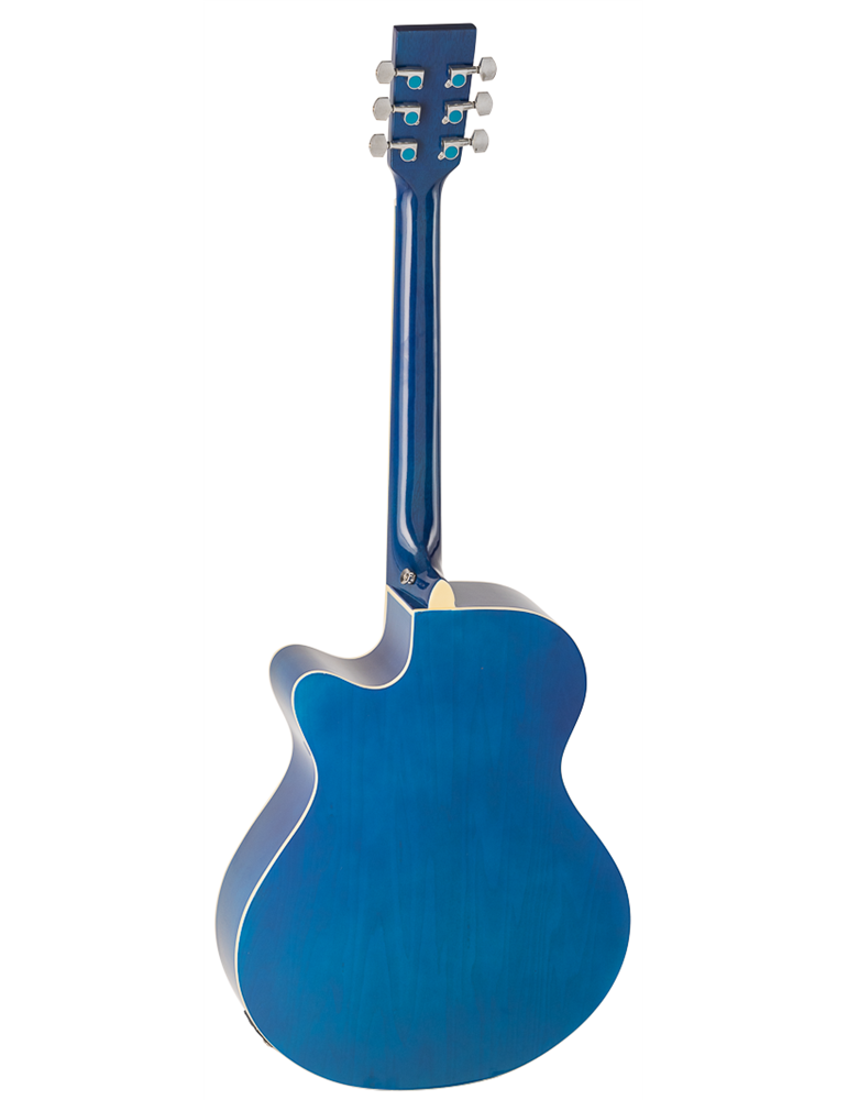 GUITARRA ACÚSTICA ADMIRA INDIANA AZUL SATINADA