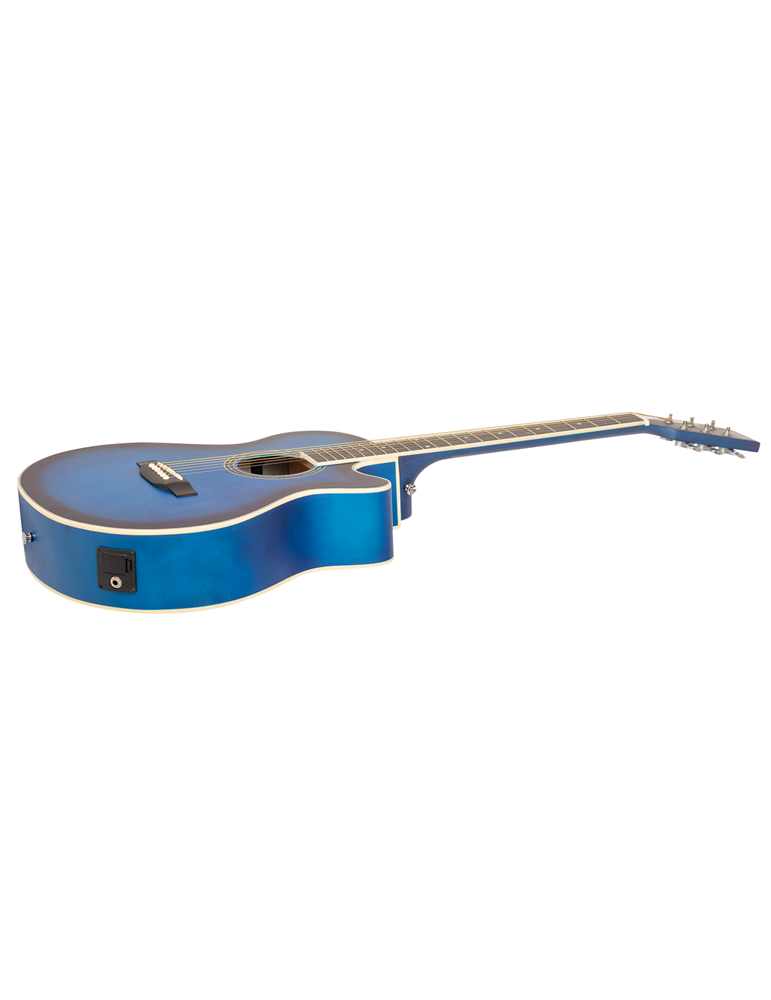 GUITARRA ACÚSTICA ADMIRA INDIANA AZUL SATINADA