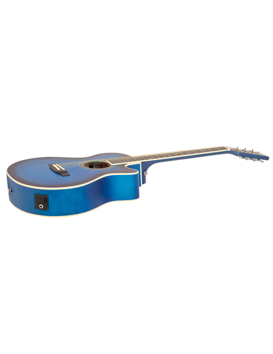 GUITARRA ACÚSTICA ADMIRA INDIANA AZUL SATINADA