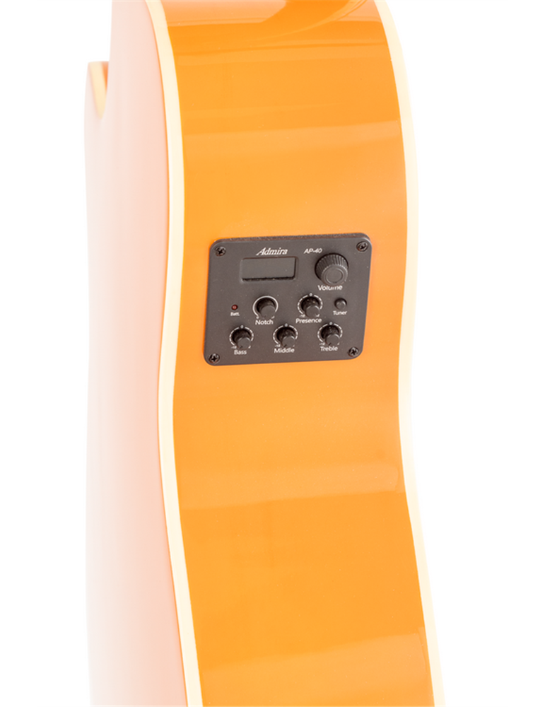 GUITARRA ACÚSTICA ADMIRA INDIANA NARANJA BRILLO