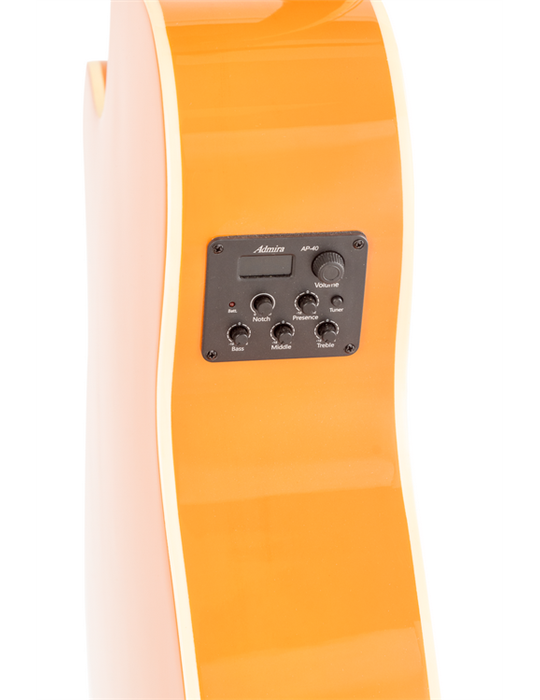 GUITARRA ACÚSTICA ADMIRA INDIANA NARANJA BRILLO