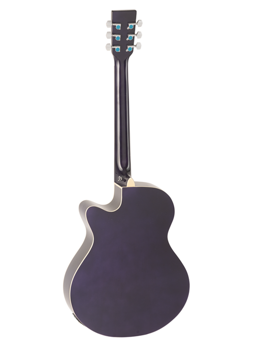 GUITARRA ACÚSTICA ADMIRA INDIANA MORADA BRILLO