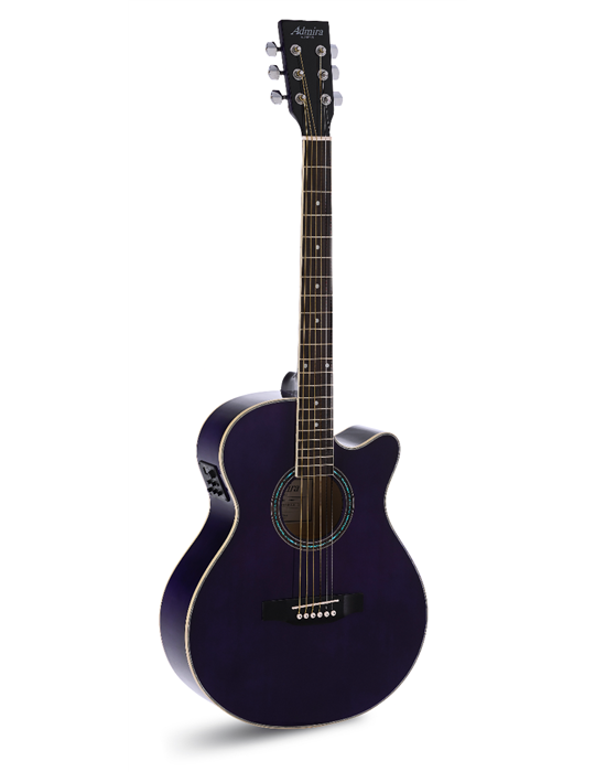 GUITARRA ACÚSTICA ADMIRA INDIANA MORADA SATINADA