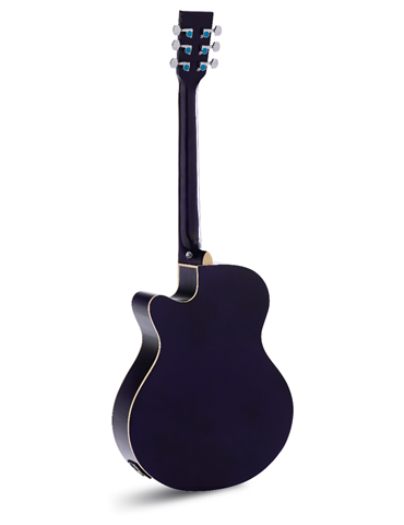 GUITARRA ACÚSTICA ADMIRA INDIANA MORADA SATINADA 2