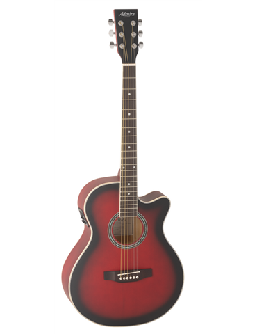 GUITARRA ACÚSTICA ADMIRA INDIANA ROJA SATINADA