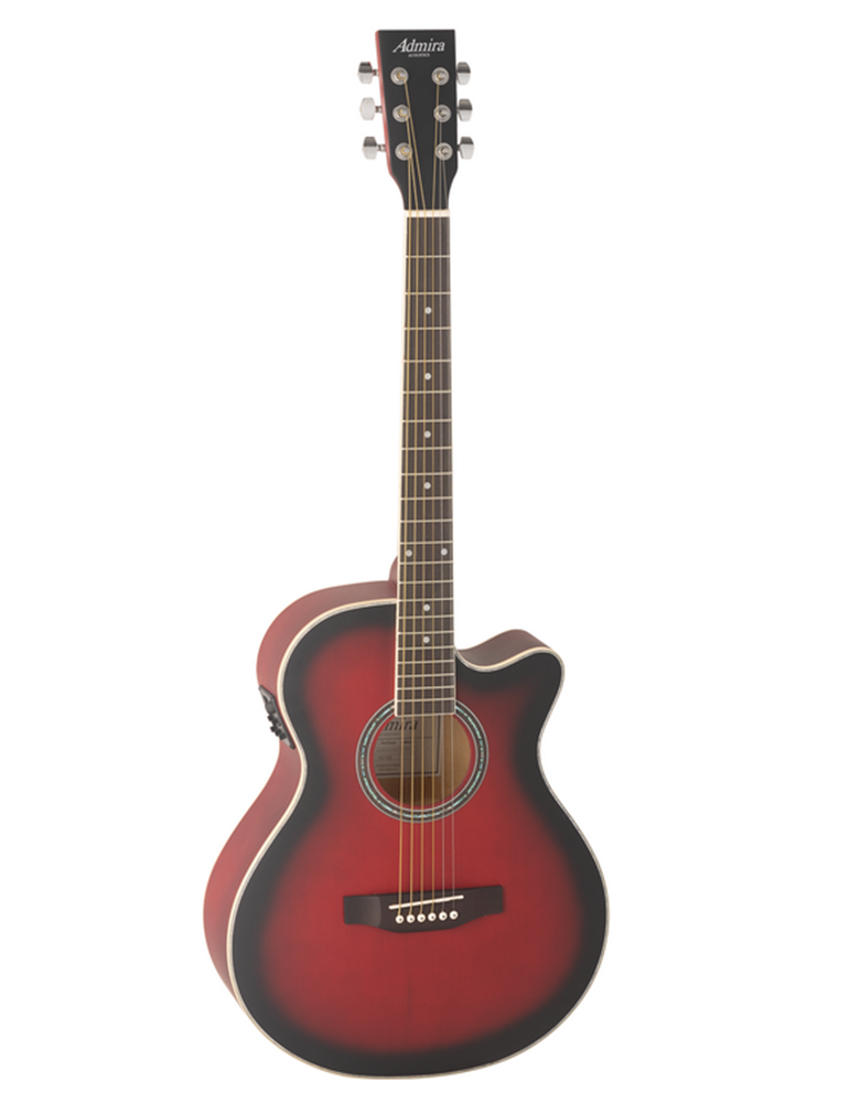 GUITARRA ACÚSTICA ADMIRA INDIANA ROJA SATINADA