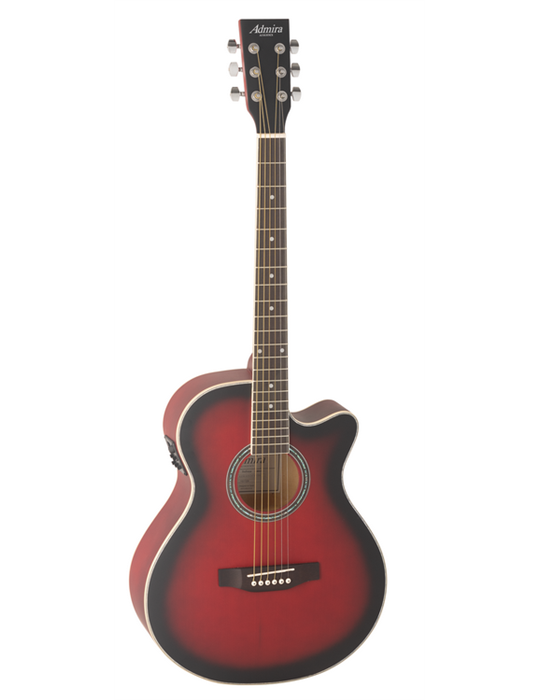 GUITARRA ACÚSTICA ADMIRA INDIANA ROJA SATINADA