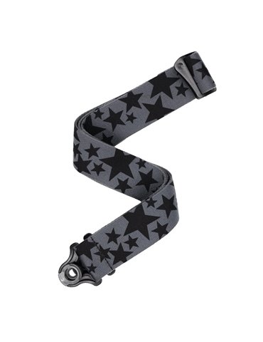 D'Addario Auto Lock Guitar Strap, Skater Stars