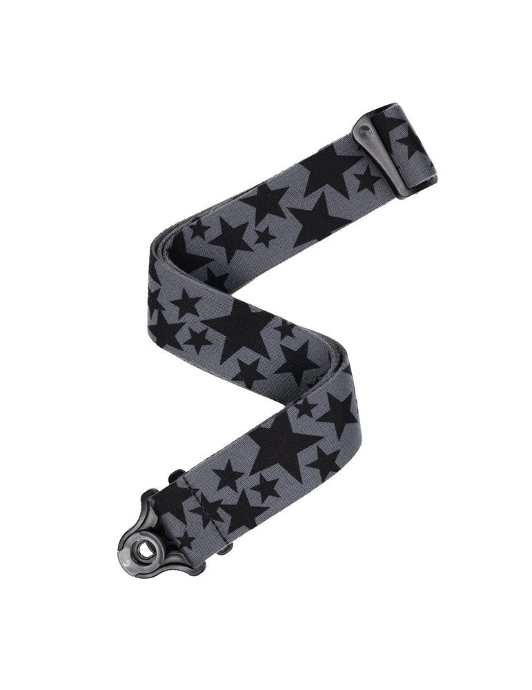 D'Addario Auto Lock Guitar Strap, Skater Stars