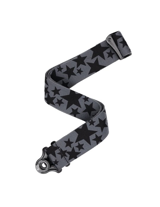 D'Addario Auto Lock Guitar Strap, Skater Stars