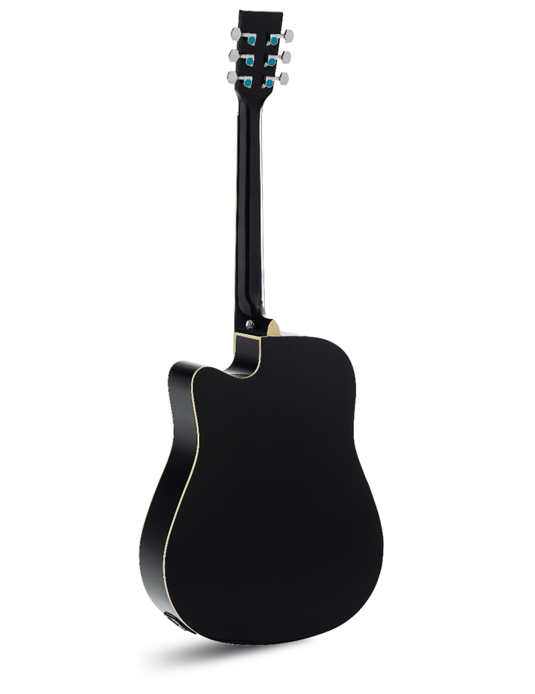 GUITARRA ACÚSTICA ADMIRA TENNESSEE NEGRA BRILLO