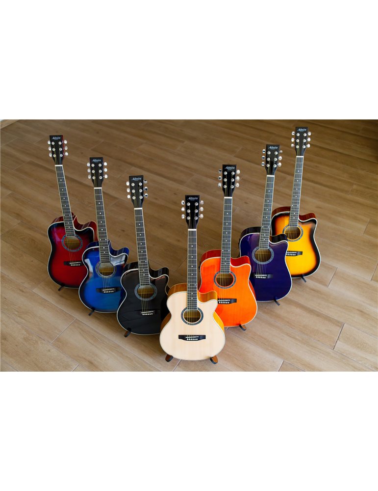 GUITARRA ACÚSTICA ADMIRA TENNESSEE NEGRA BRILLO