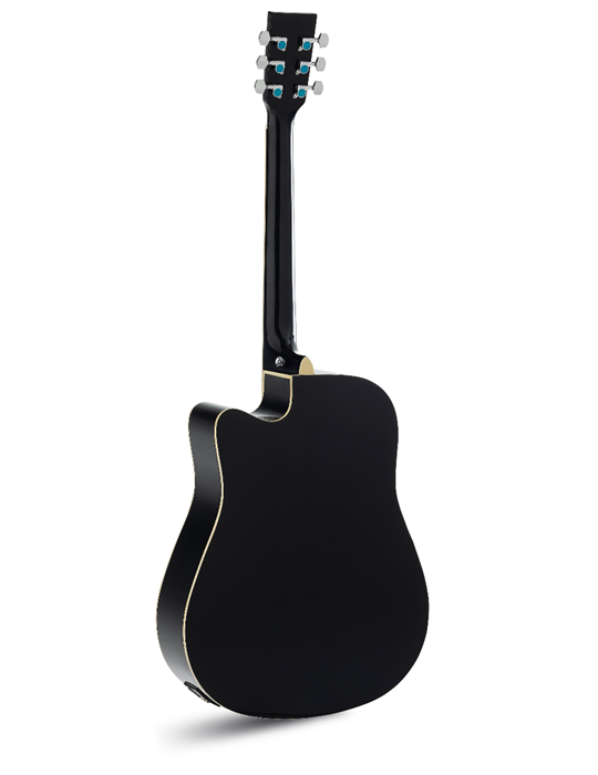 GUITARRA ACÚSTICA ADMIRA TENNESSEE NEGRA SATINADA